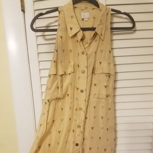 Anthropologie silk blouse